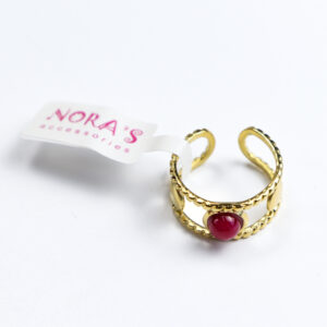 δαχτυλίδι ciara ατσάλινο σε χρυσό χρώμα