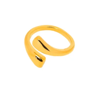 Δαχτυλίδι Χρυσό με Απλό Σχεδιασμό