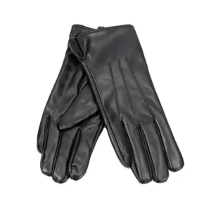 γάντια δερματίνη κλασσικά σε μαύρο