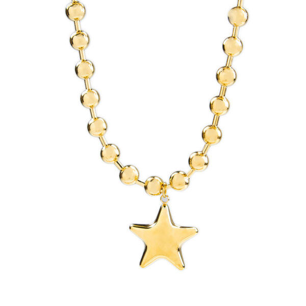 Κολιέ Bold Gold Circles and Star