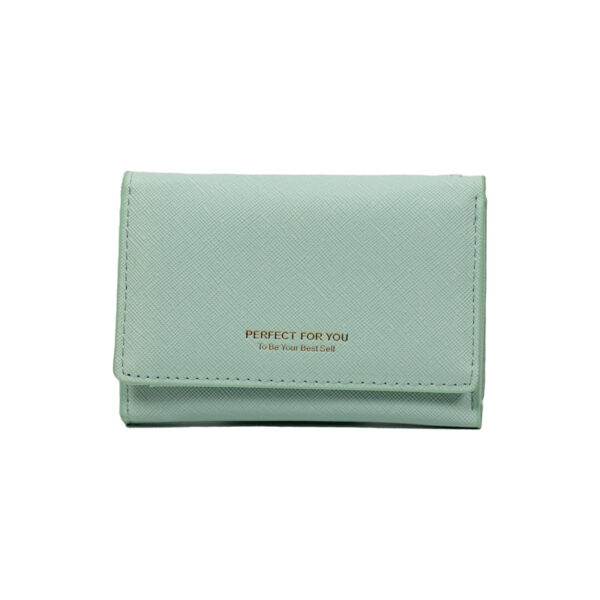 πορτοφόλι μικρό με εξωτερική θήκη σε πράσινο