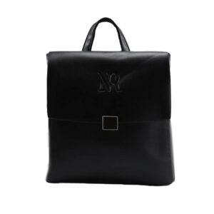 τσάντα πλάτης κλασική σε μαύρο χρώμα