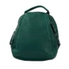 τσάντα πλάτης με πλαϊνά φερμουάρ σε πράσινο χρώμα