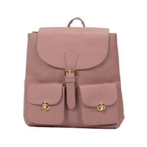 τσάντα πλάτης με τσέπες σε ροζ