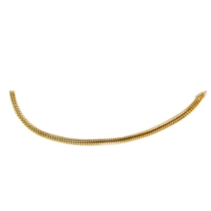 βραχιόλι αλυσίδα φίδι σε χρυσό