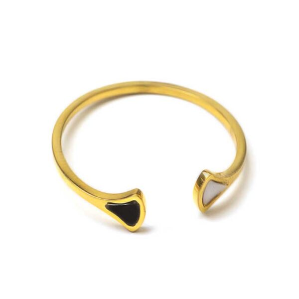 Δαχτυλίδι Χρυσό Ανοιγόμενο Ατσάλινο