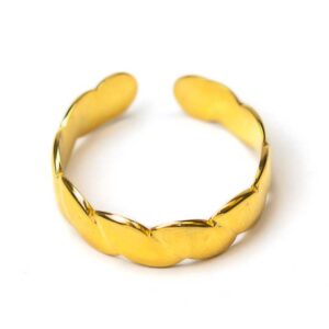 Δαχτυλίδι Χρυσό Ατσάλινο