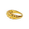Δαχτυλίδι Χρυσό Σπιράλ Κοχύλι