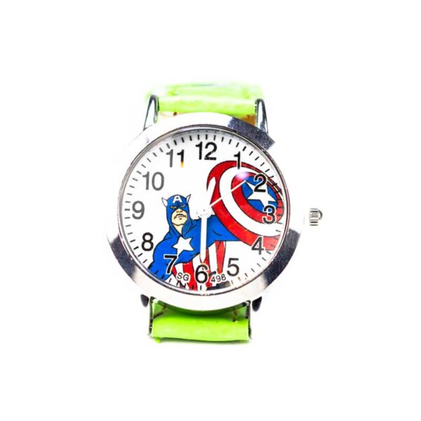 Παιδικό Ρολόι Πράσινο - Captain America