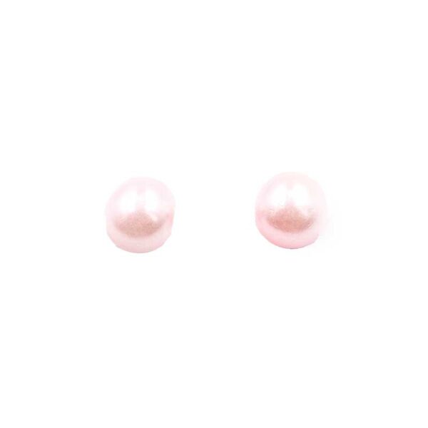 Σκουλαρίκια Πέρλα Ροζ Ανοιχτό