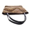 Τσάντα Ώμου Καφέ Animal Print - Leopard