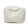 Τσάντα Ώμου Λευκή με Ανάγλυφες Λεπτομέρειες